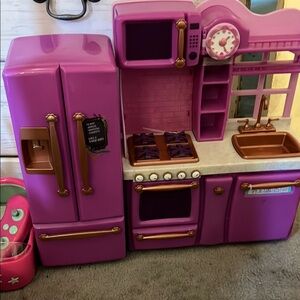 Pink Toy Kitchen Set